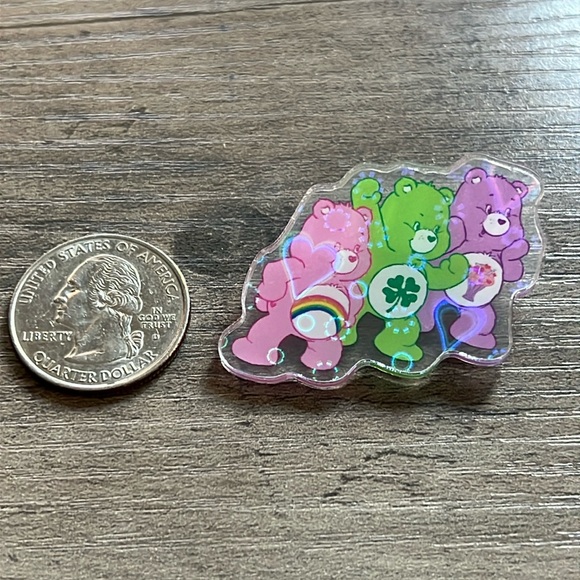 🎄 5 for $25 🎄 Handmade Care Bears pin - Picture 1 of 6